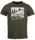 Herren T-Shirt Berge Natur Outdoor Printshirt Aufdruck Wandern Männer Fashion Streetstyle Neverless®preview