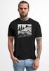 Herren T-Shirt Berge Natur Outdoor Printshirt Aufdruck Wandern Männer Fashion Streetstyle Neverless®preview