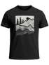 Herren T-Shirt Berge Natur Outdoor Printshirt Aufdruck Wandern Männer Fashion Streetstyle Neverless®preview