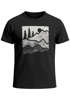 Herren T-Shirt Berge Natur Outdoor Printshirt Aufdruck Wandern Männer Fashion Streetstyle Neverless®preview