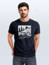 Herren T-Shirt Berge Natur Outdoor Printshirt Aufdruck Wandern Männer Fashion Streetstyle Neverless®preview