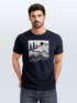Herren T-Shirt Berge Natur Outdoor Printshirt Aufdruck Wandern Männer Fashion Streetstyle Neverless®preview