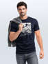 Herren T-Shirt Berge Natur Outdoor Printshirt Aufdruck Wandern Männer Fashion Streetstyle Neverless®preview