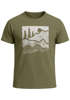 Herren T-Shirt Berge Natur Outdoor Printshirt Aufdruck Wandern Männer Fashion Streetstyle Neverless®preview