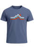 Herren T-Shirt Berge Wandern Bergmotiv Aufdruck Printshirt Gebirge Outdoor Fashion Streetstyle Neverless®preview