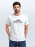 Herren T-Shirt Berge Wandern Bergmotiv Aufdruck Printshirt Gebirge Outdoor Fashion Streetstyle Neverless®preview