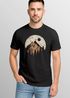 Herren T-Shirt Berge Wandern Outdoor Grafikshirt Naturmotiv Frontprint Sommer Fashion Streetstyle Neverless®preview