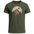 Herren T-Shirt Berge Wandern Outdoor Grafikshirt Naturmotiv Frontprint Sommer Fashion Streetstyle Neverless®preview