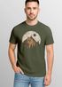 Herren T-Shirt Berge Wandern Outdoor Grafikshirt Naturmotiv Frontprint Sommer Fashion Streetstyle Neverless®preview