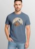 Herren T-Shirt Berge Wandern Outdoor Grafikshirt Naturmotiv Frontprint Sommer Fashion Streetstyle Neverless®preview