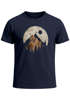 Herren T-Shirt Berge Wandern Outdoor Grafikshirt Naturmotiv Frontprint Sommer Fashion Streetstyle Neverless®preview