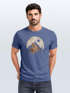 Herren T-Shirt Berge Wandern Outdoor Grafikshirt Naturmotiv Frontprint Sommer Fashion Streetstyle Neverless®preview