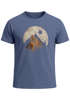 Herren T-Shirt Berge Wandern Outdoor Grafikshirt Naturmotiv Frontprint Sommer Fashion Streetstyle Neverless®preview