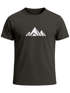 Herren T-Shirt Berge Wandern Polygon Design Print Outdoor Fashion Streetstyle Neverless®preview