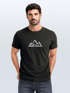 Herren T-Shirt Berge Wandern Polygon Design Print Outdoor Fashion Streetstyle Neverless®preview