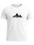 Herren T-Shirt Berge Wandern Polygon Design Print Outdoor Fashion Streetstyle Neverless®preview