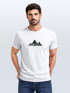 Herren T-Shirt Berge Wandern Polygon Design Print Outdoor Fashion Streetstyle Neverless®preview
