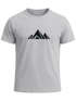 Herren T-Shirt Berge Wandern Polygon Design Print Outdoor Fashion Streetstyle Neverless®preview