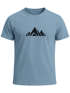 Herren T-Shirt Berge Wandern Polygon Design Print Outdoor Fashion Streetstyle Neverless®preview