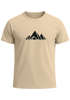 Herren T-Shirt Berge Wandern Polygon Design Print Outdoor Fashion Streetstyle Neverless®preview