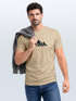 Herren T-Shirt Berge Wandern Polygon Design Print Outdoor Fashion Streetstyle Neverless®preview