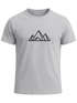 Herren T-Shirt Berge Wandern Polygon Design Print Outdoor Fashion Streetstyle Neverless®preview