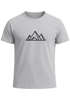 Herren T-Shirt Berge Wandern Polygon Design Print Outdoor Fashion Streetstyle Neverless®preview