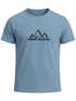 Herren T-Shirt Berge Wandern Polygon Design Print Outdoor Fashion Streetstyle Neverless®preview