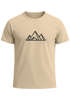 Herren T-Shirt Berge Wandern Polygon Design Print Outdoor Fashion Streetstyle Neverless®preview