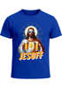 Herren T-Shirt Bier Jesus Partyshirt Alkohol Fasching Karneval Outfit Männer Funshirt Moonworks®preview