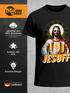 Herren T-Shirt Bier Jesus Partyshirt Alkohol Fasching Karneval Outfit Männer Funshirt Moonworks®preview
