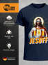 Herren T-Shirt Bier Jesus Partyshirt Alkohol Fasching Karneval Outfit Männer Funshirt Moonworks®preview