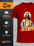 Herren T-Shirt Bier Jesus Partyshirt Alkohol Fasching Karneval Outfit Männer Funshirt Moonworks®preview