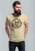 Herren T-Shirt Biker Motiv Racing Cat Schriftzug Ride Fast Die Last Fashion Streetstyle Neverless®preview