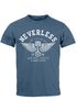 Herren T-Shirt Biker Motorrad Motorblock Engine Flügel Wings Slim Fit Neverless®preview