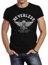 Herren T-Shirt Biker Motorrad Motorblock Engine Flügel Wings Slim Fit Neverless®preview
