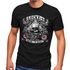 Herren T-Shirt Biker Shirt Lucky 6 Totenkopf Pik Motorrad Shopper USA Moonworks®preview