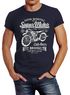 Herren T-Shirt Biker Shirt Motorrad Super Motor Retro Vintage Slim Fit Neverless®preview