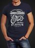 Herren T-Shirt Biker Shirt Motorrad Super Motor Retro Vintage Slim Fit Neverless®preview