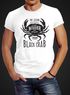 Herren T-Shirt Black Crab Krabbe Krebs Slim Fit Neverless®preview