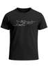 Herren T-Shirt Boot Polygon Papier-Schiff Origami Aufdruck Print Fashion Streetstyle Neverless®preview