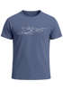 Herren T-Shirt Boot Polygon Papier-Schiff Origami Aufdruck Print Fashion Streetstyle Neverless®preview