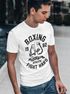 Herren T-Shirt boxen Boxing fight hard Brooklyn NYC Retro Motiv Sport Fashion Streetstyle Neverless®preview