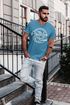 Herren T-Shirt Brooklyn Race Motorcycle Vintage Watercolor Slim Fit Neverless®preview