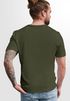 Herren T-Shirt Brustprint Bedruckt Into the Wild Schriftzug Outdoor Fashion Streetstyle Grafik-Shirt Neverless®preview