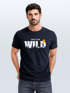 Herren T-Shirt Brustprint Bedruckt Into the Wild Schriftzug Outdoor Fashion Streetstyle Grafik-Shirt Neverless®preview