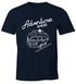 Herren T-Shirt Bus Retro Abenteuer Adventures Ahead Moonworks®preview