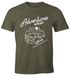 Herren T-Shirt Bus Retro Abenteuer Adventures Ahead Moonworks®preview