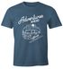 Herren T-Shirt Bus Retro Abenteuer Adventures Ahead Moonworks®preview