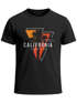 Herren T-Shirt California Los Angeles Surfing Motiv Sommer Fashion USA Streetstyle Print Aufdruck Neverless®preview